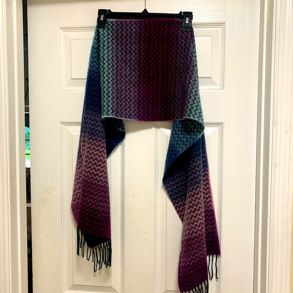 Cashmere 100% Multicolored Scarf